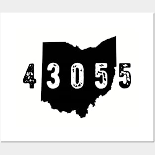 43055 Zip Code Newark Ohio Posters and Art